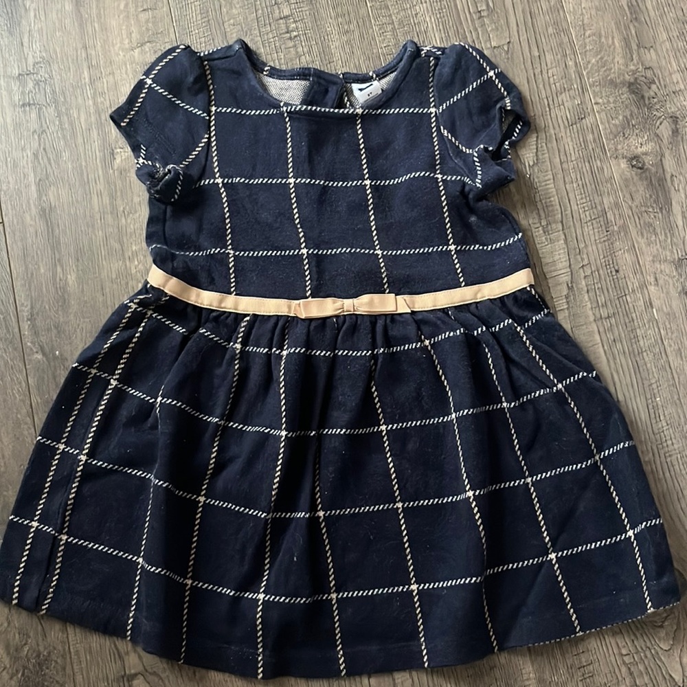 Janie and Jack Navy Plaid Dress